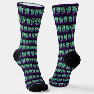 Chaussette La tête du monstre Frankenstein