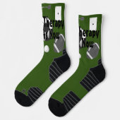 Chaussette La thérapie de groupe commence maintenant la typog (Gauche)