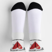 CHAUSSETTE LA VIE EST À COURT TERME (Haut)