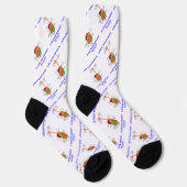 Chaussette La Vie Est Remplie D'Une Certaine Quantité De Tach (Droite)