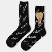 Chaussette Labrador Dudley personnalisé (Gauche)