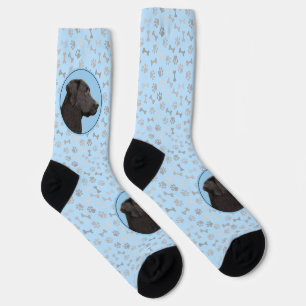 Chaussette Labrador Retriever Black Peinture Original Chien A