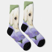 Chaussette Labrador Retriever Puppy Painting Original Chien A (Droite)
