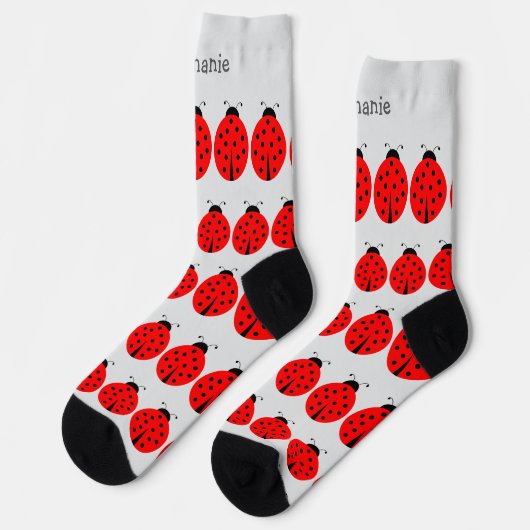 Chaussette Ladybug  Design (Gauche)