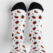 Chaussette Ladybugs mignons et Pois Ladybird (Haut)
