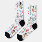 Chaussette Laisser la neige Snowman Motif Noël (Gauche)