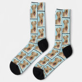 Chaussette Lakeland Terrier Peinture Cute Original Chien Art (Gauche)
