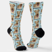 Chaussette Lakeland Terrier Peinture Cute Original Chien Art (Angulaire)