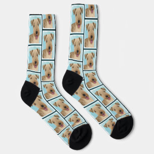 Chaussette Lakeland Terrier Peinture Cute Original Chien Art
