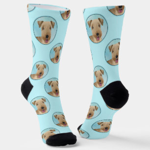 Chaussette Lakeland Terrier Peinture Cute Original Chien Art