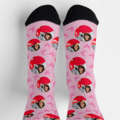 Chaussette L'amour à chaque étape : la Saint-Valentin personn (Haut)