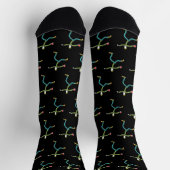 Chaussette Lancer du Disque Stickman (Haut)
