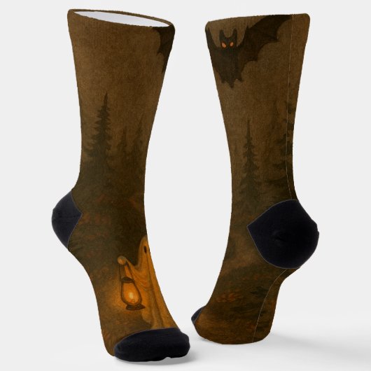 Chaussette Lantern Ghost Trail – Cozy Autumn Night Walk (Angulaire)