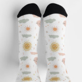 Chaussette Lapin et carottes Boho mignonnes (Haut)