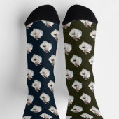 Chaussette Lapin Lionhead tricolore (Haut)