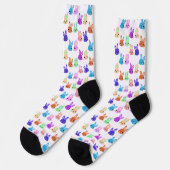 Chaussette Lapins de Pâques Pattern (Gauche)