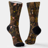 Chaussette Lapins et flore des bois 3Socles (Angulaire)