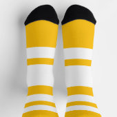 Chaussette Larges Rayures Jaunes (Haut)