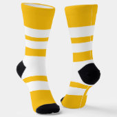 Chaussette Larges Rayures Jaunes (Angulaire)