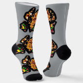 Chaussette L'art des points d'écureuil (Angulaire)