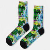 Chaussette L'art dinosaure (Gauche)