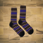 Chaussette L'art floral pétillant dans le ciel clair de la nu