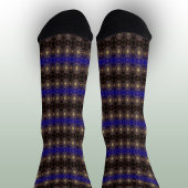 Chaussette L'art floral pétillant dans le ciel clair de la nu