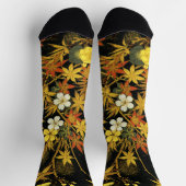 Chaussette L'automne japonais laisse l'art classique antique  (Haut)