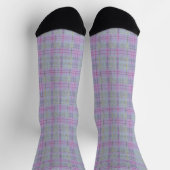 Chaussette Lavender Plaid Harmony  (Haut)