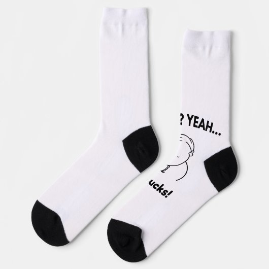 Chaussette 😅 le 15 avril ? Ouais... Ça Sucre ! (Gauche)