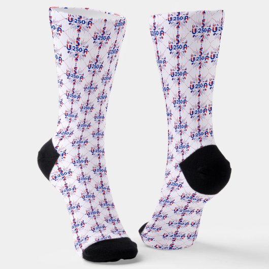 Chaussette le 250e anniversaire de l'Amérique (Angulaire)