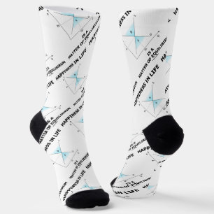 Chaussette Le Bonheur Dans La Vie Est Une Question D'Équilibr