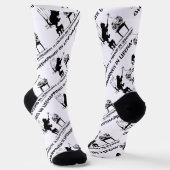 Chaussette Le Bonheur Dans La Vie Se Trouve Dans Serendipity  (Angulaire)