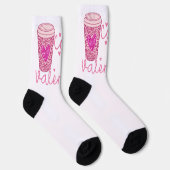 Chaussette Le café est ma Saint Valentin (Droite)