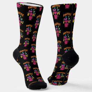 Chaussette Le Café Est Une Coupe D'Espoir
