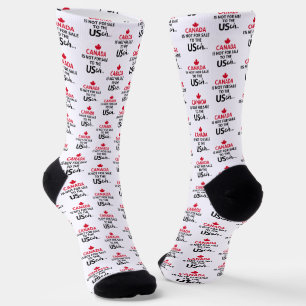 Chaussette Le Canada n'est pas à vendre aux États-Unis, eh Ca