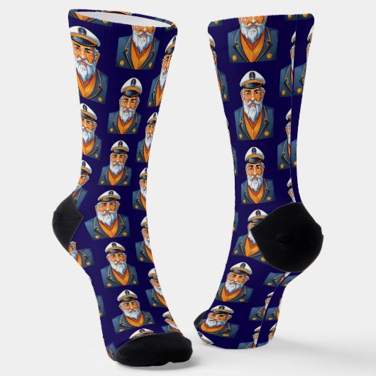 Chaussette Le capitaine du navire (Angulaire)