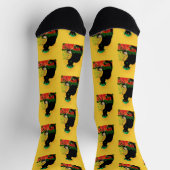 Chaussette Le Chat Noir Clover St. Patrick's Day (Haut)