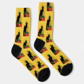 Chaussette Le Chat Noir Fête de la Saint-Patrick (Droite)