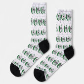 Chaussette Le Chili vert sent les Chaussettes d'amour (Gauche)
