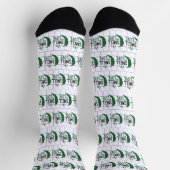 Chaussette Le Chili vert sent les Chaussettes d'amour (Haut)