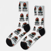 Chaussette Le Chuchoteur de Poulets Drôle (Gauche)
