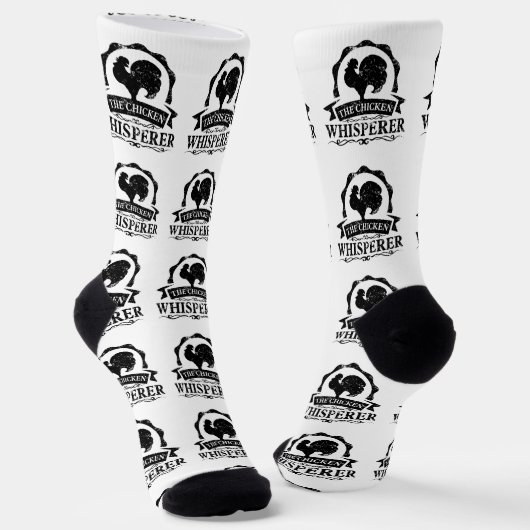 Chaussette Le Chuchoteur de Poulets Drôle (Angulaire)
