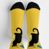 Chaussette Le Conversation Noir Bonne Année (Haut)