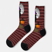 Chaussette Le Conversation Noir Halloween Witch (Gauche)