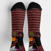Chaussette Le Conversation Noir Halloween Witch (Haut)