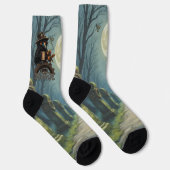 Chaussette Le corbeau alimenté par le café (Droite)