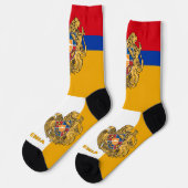 Chaussette Le drapeau arménien patriotique, Arménie durable (Gauche)