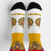 Chaussette Le drapeau arménien patriotique, Arménie durable (Haut)
