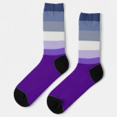Chaussette Le drapeau de la fierté lesbienne butch de Slipper (Gauche)